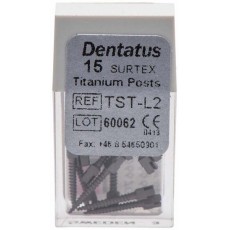 Titanové čepy Dentatus - dlouhé (11,8 mm), průměr 1,20 mm, 15 ks