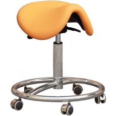 Kovová židle Cline-K, sedačka otočná, kruhová podnož, chrom,čalouněná, barva béžová č.03