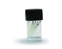 FIBREKLEER 4x tapered post refill, 10x čep 1,25 - zúžený tvar  (Easy glassPost) - černý