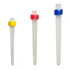 Skleněné čepy Paralight, 15 ks vel. M (Parmax) - červená