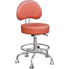 Kovová židle Formex FVK, sedačka otočná, podnož F,kruh,chrom, vysoké čalounění, barva č.6649