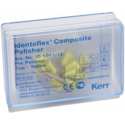 Identoflex (kompozita) - žlutá gumička - kalíšek, 12 ks