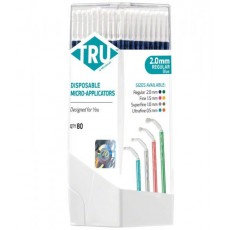 Microbrush TRU Regular, 80 ks, 12 cm, modré (doprodej)