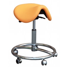 Kovová židle Cline-K sedačka otočná,kruhová podnož,chrom,čalounění, barva světle šedá SA3