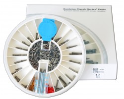 Titanové čepy - sortimentní sada, 60 ks - 20 druhů čepů, 3 od každé velikosti, 6 druhů standardních rozšiřovačů o délce 28 mm, křížový a nástrčný klíč, 20 koncovek