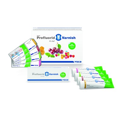 VOCO Profluorid Varnish + BioMin - SingleDose 50 x 0,40 ml mint VOCO Profluorid Varnish + BioMin - SingleDose 50 x 0,40 ml mint