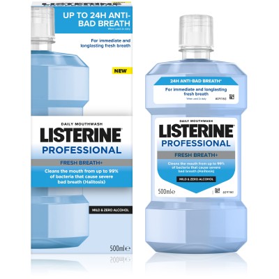 Listerine Professional Fresh breath+ 6 x 500 ml Listerine Professional Fresh breath+ 6 x 500 ml