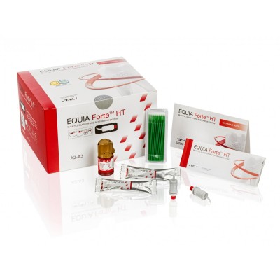 GC EQUIA Forte HT, Promo Pack, A3-B2 (2x 50 kapslí, 1x Equia Forte Coat, 25x aplikační štetečky) GC EQUIA Forte HT, Promo Pack, A3-B2 (2x 50 kapslí, 1x Equia Forte Coat, 25x aplikační štetečky)