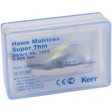 Hawe Neos matrice supertenké ocelové 0,038 mm tvarované 30 ks (Supermat)